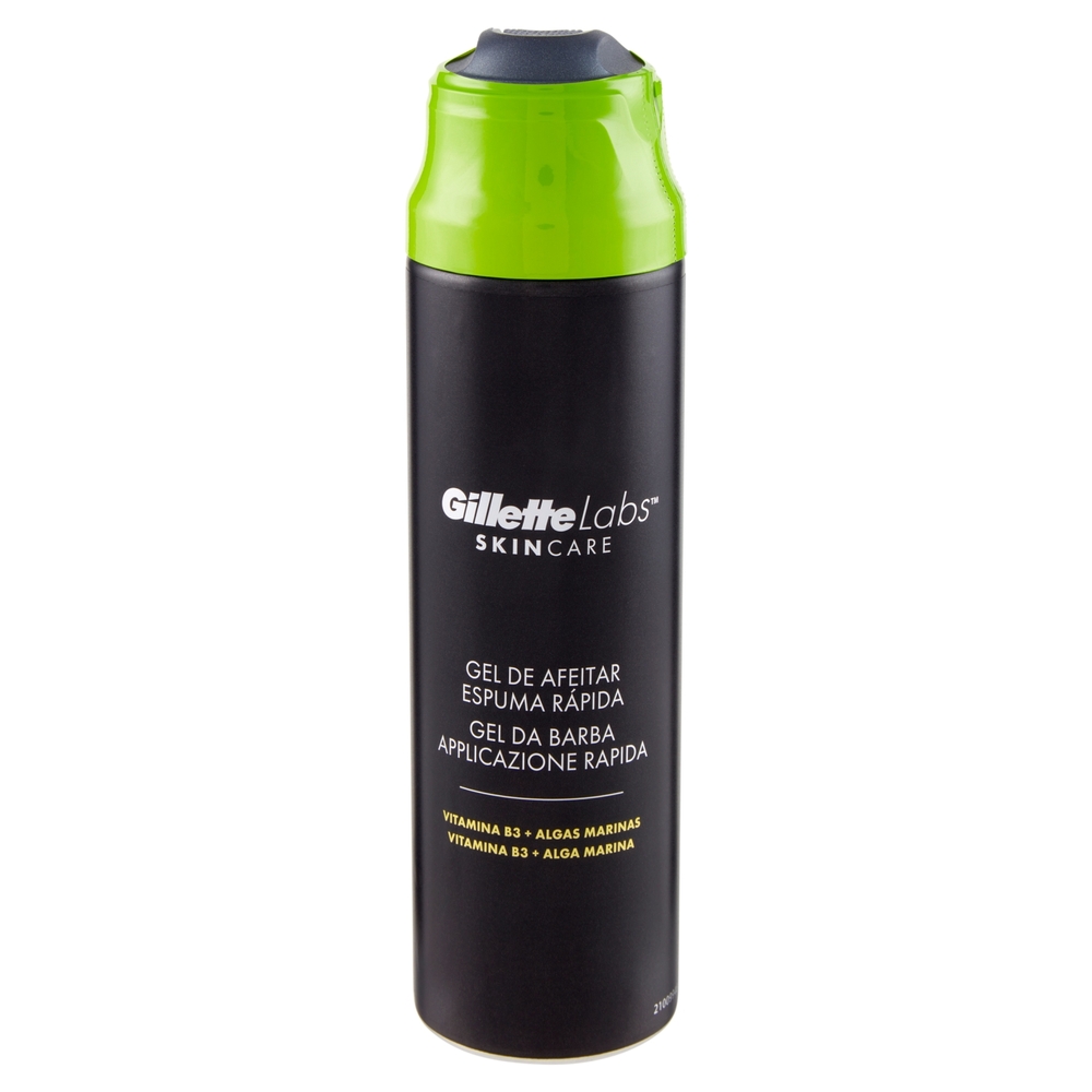 Gillette Labs Gel da Barba Applicazione Rapida, 198ml